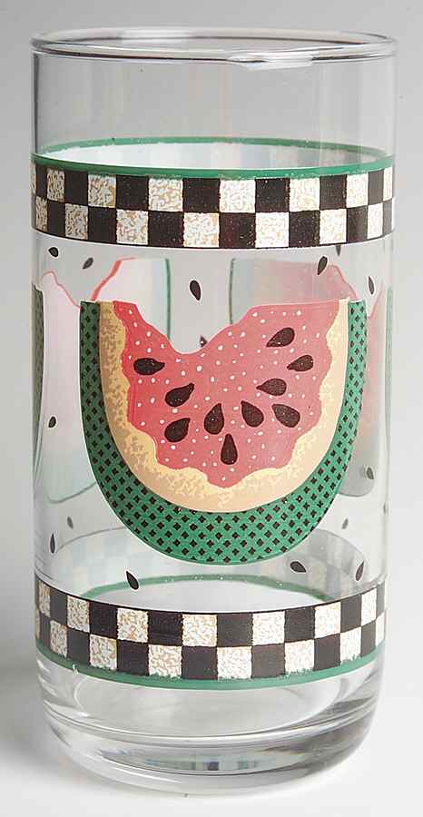 Fresh Watermelon 16 Oz Glassware Tumbler by Tabletops Unlimited-1