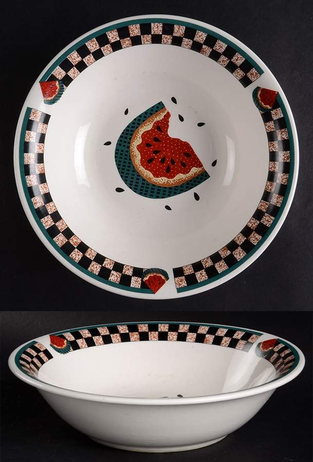 Fresh Watermelon 8" Round Vegetable Bowl by Tabletops Unlimited-1
