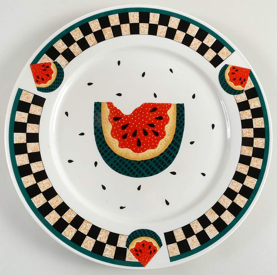 Fresh Watermelon 12" Chop Plate (Round Platter) by Tabletops Unlimited-1