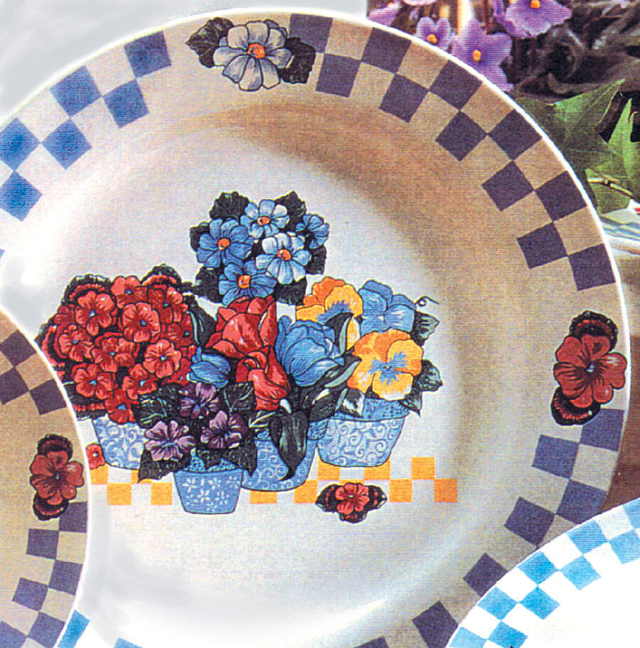 Garden Party Dinner Plate by Tabletops Unlimited-1