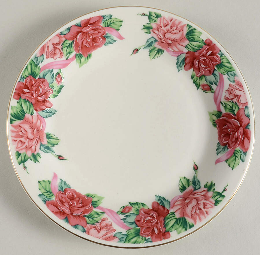 Rose Garden Salad Plate by Tabletops Unlimited-1