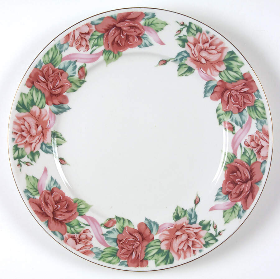 Rose Garden Dinner Plate by Tabletops Unlimited-1