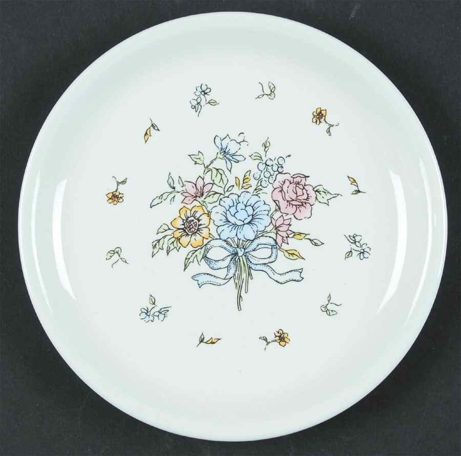 Victorian Bouquet (No Trim) Bread & Butter Plate by Tabletops Unlimited-1