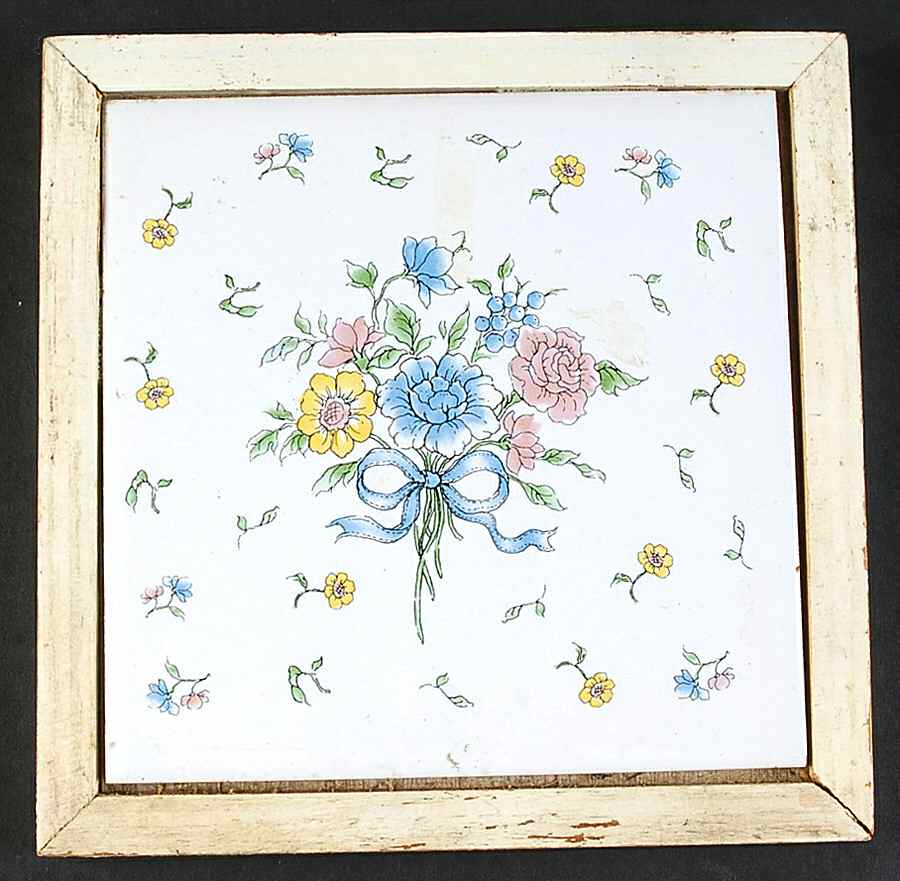 Victorian Bouquet (No Trim) Trivet by Tabletops Unlimited-1