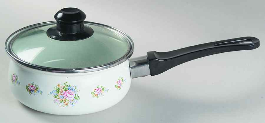 Victoria 1 Quart Saucepan & Lid by Tabletops Unlimited-1