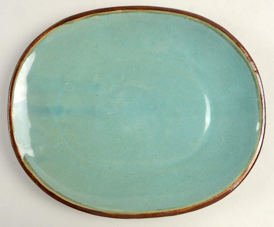 Country Fare (Glazed Bottom) 12" Oval Serving Platter by John B Taylor-1