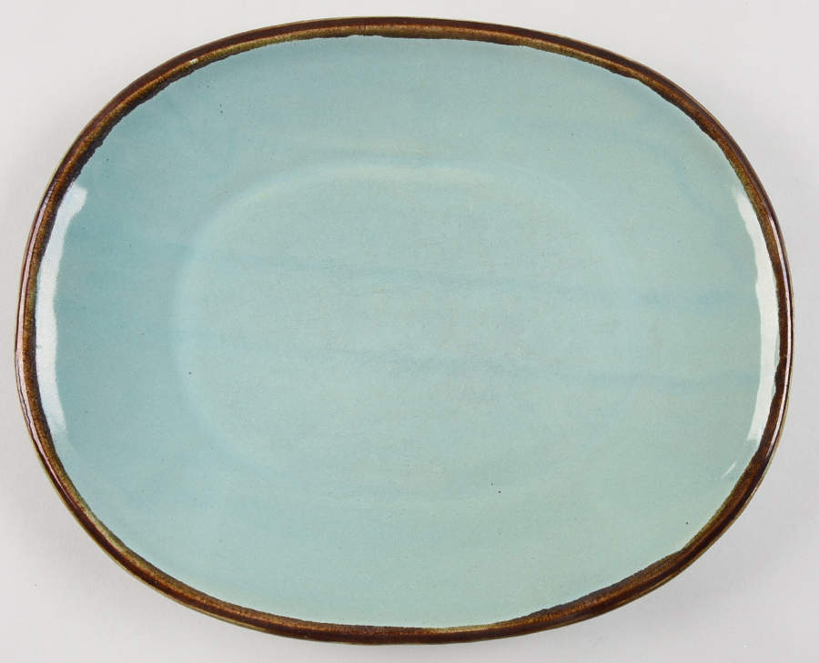 Country Fare (Glazed Bottom) 11" Oval Serving Platter by John B Taylor-1