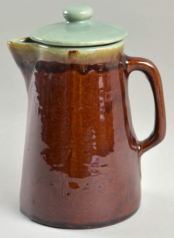 Country Fare (Glazed Bottom) Coffee Pot & Lid by John B Taylor-1