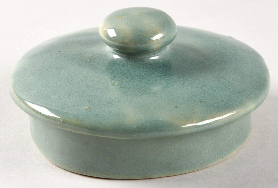 Country Fare (Glazed Bottom) Lid for Teapot by John B Taylor-1
