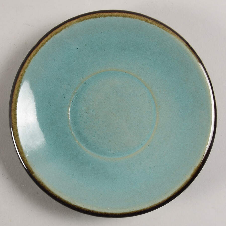 Country Fare (Glazed Bottom) Saucer for Flat Cup by John B Taylor-1