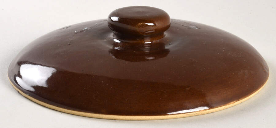 Country Fare (Glazed Bottom) Lid for 1 Qt Round Casserole by John B Taylor-1