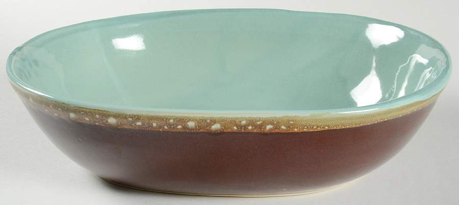 Country Fare (Glazed Bottom) 10" Oval Vegetable Bowl by John B Taylor-1