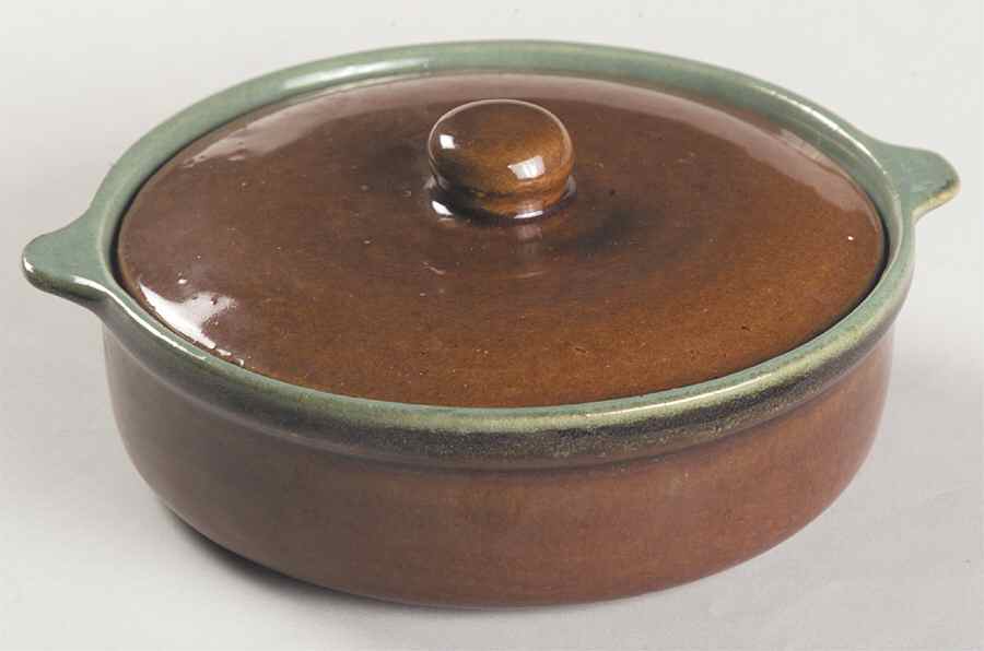 Country Fare (Glazed Bottom) 1 Pt Round Covered Casserole by John B Taylor-1