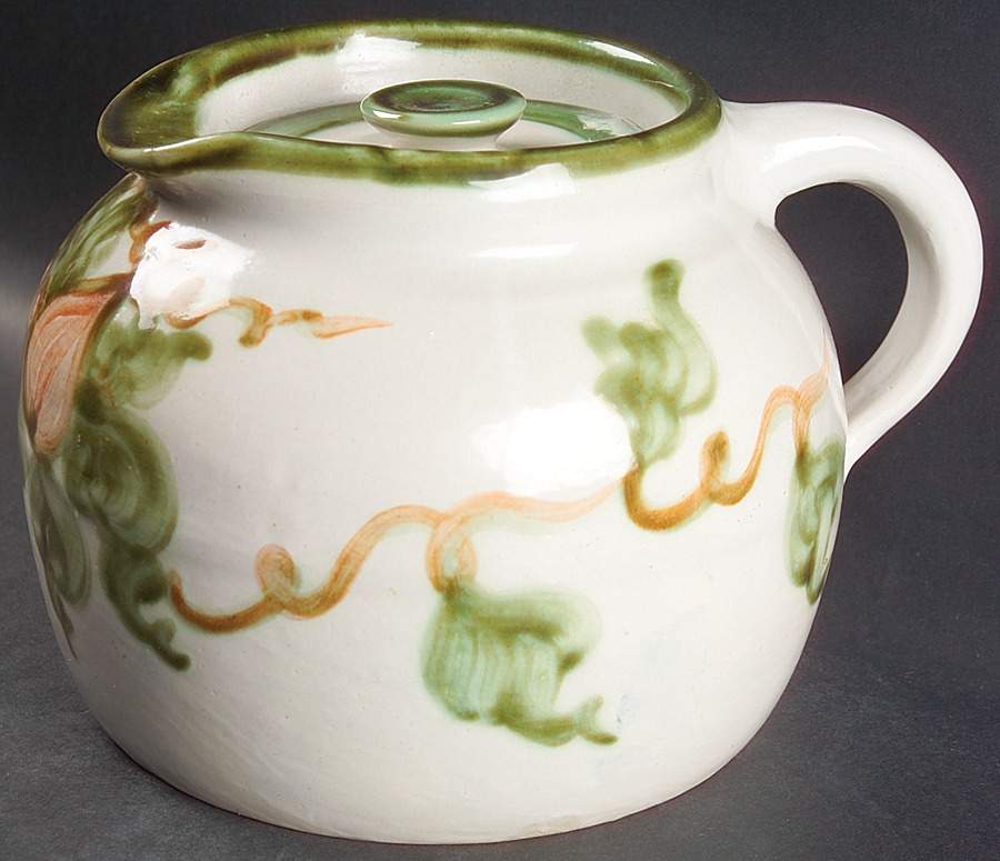 Harvest Bean Pot & Lid by John B Taylor-1