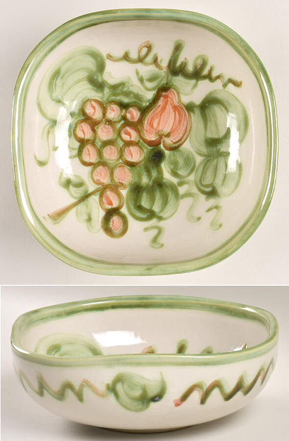 Harvest 7" Square Vegetable Bowl by John B Taylor-1
