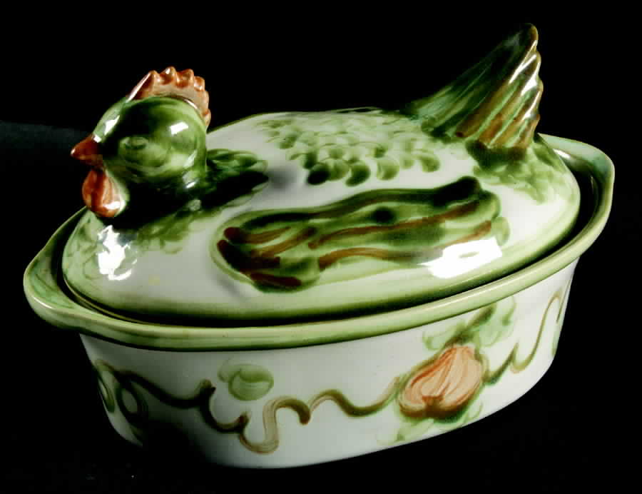 Harvest 2 Quart Oval Covered Casserole by John B Taylor-1
