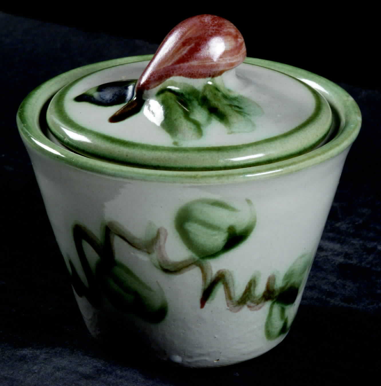 Harvest Sugar Bowl & Lid by John B Taylor-1