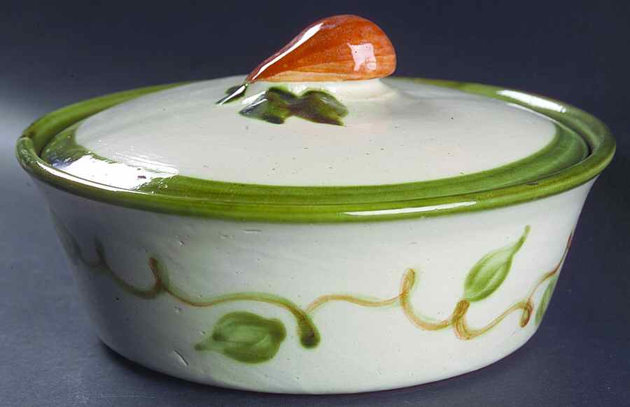 Harvest 2 Qt Round Covered Casserole by John B Taylor-1