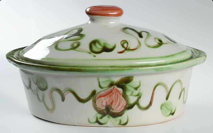 Harvest 3 Quart Oval Covered Casserole by John B Taylor-1