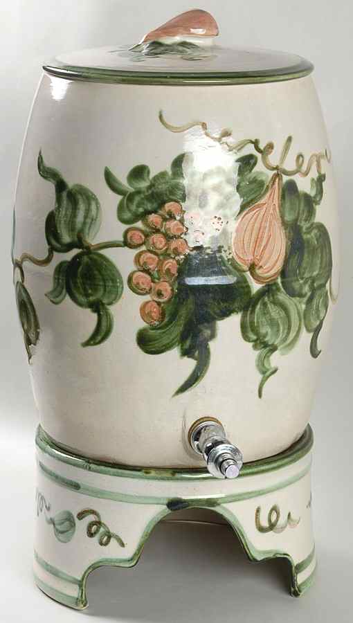 Harvest (3 Pc) Samovar w/Stand Set by John B Taylor-1