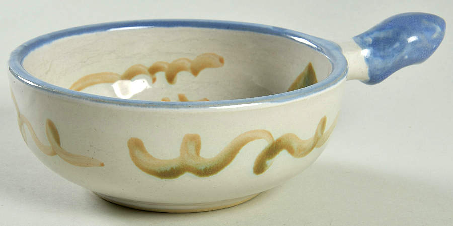 Vintage Blue Individual Open Soup by John B Taylor-1