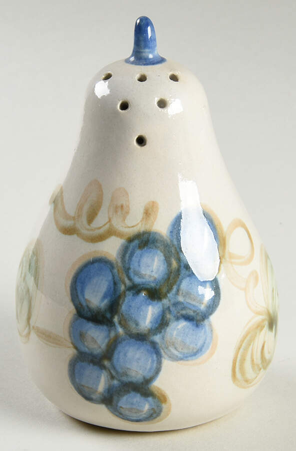 Vintage Blue Salt Shaker by John B Taylor-1