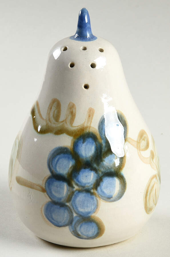 Vintage Blue Pepper Shaker by John B Taylor-1