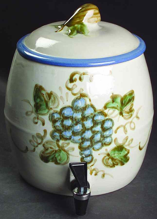 Vintage Blue Samovar & Lid by John B Taylor-1