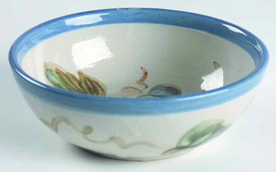Vintage Blue Coupe Cereal Bowl by John B Taylor-1