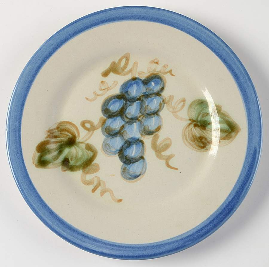 Vintage Blue Salad Plate by John B Taylor-1