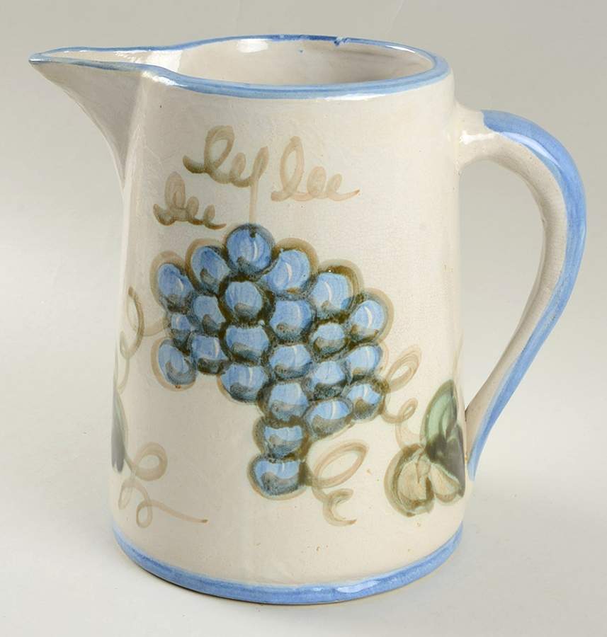 Vintage Blue 64 Oz Pitcher by John B Taylor-1