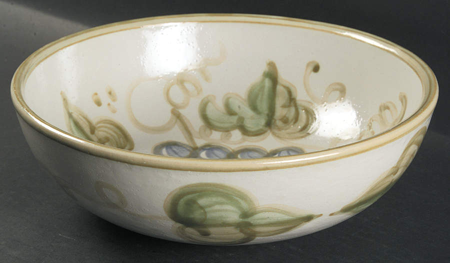 Vintage Olive Green 11" Large Salad Serving Bowl by John B Taylor-1