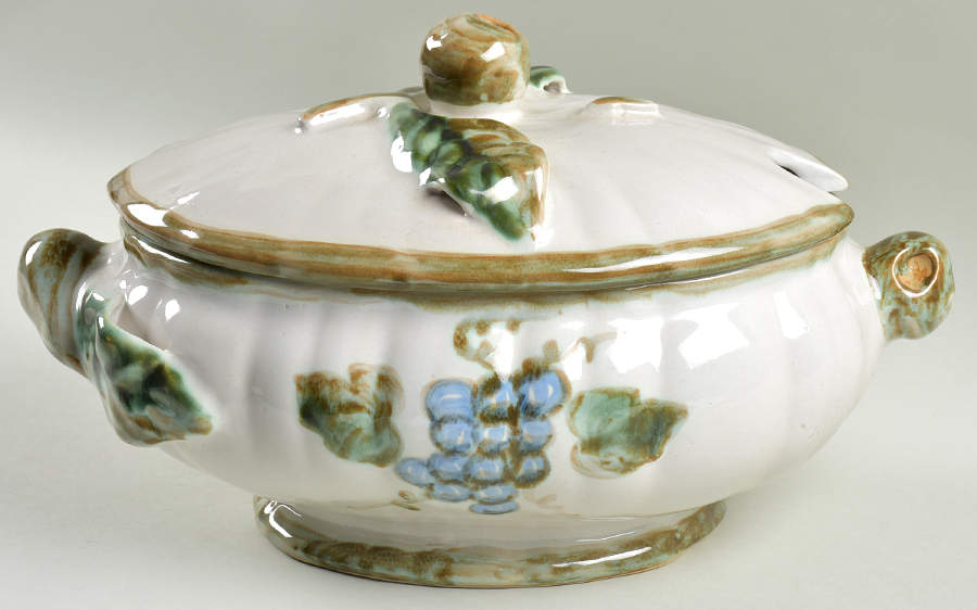 Vintage Olive Green Tureen &  Lid by John B Taylor-1