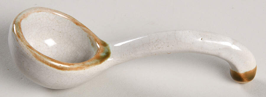 Vintage Olive Green Jam/Preserve Spoon by John B Taylor-1