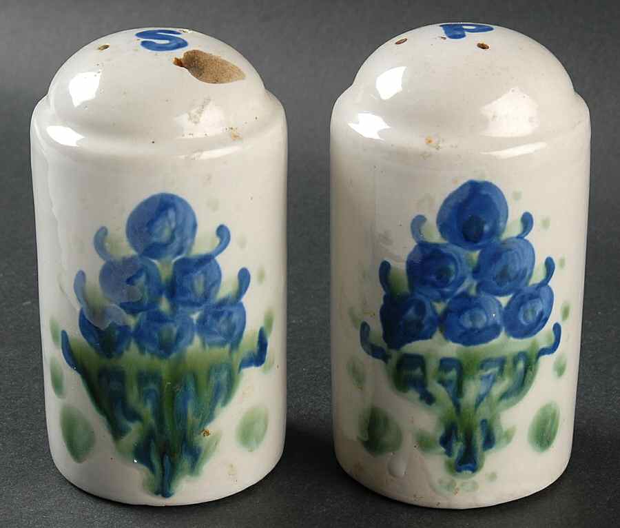 Vintage Olive Green Salt & Pepper Set by John B Taylor-1
