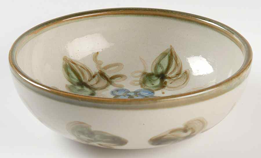 Vintage Olive Green 8" Round Vegetable Bowl by John B Taylor-1