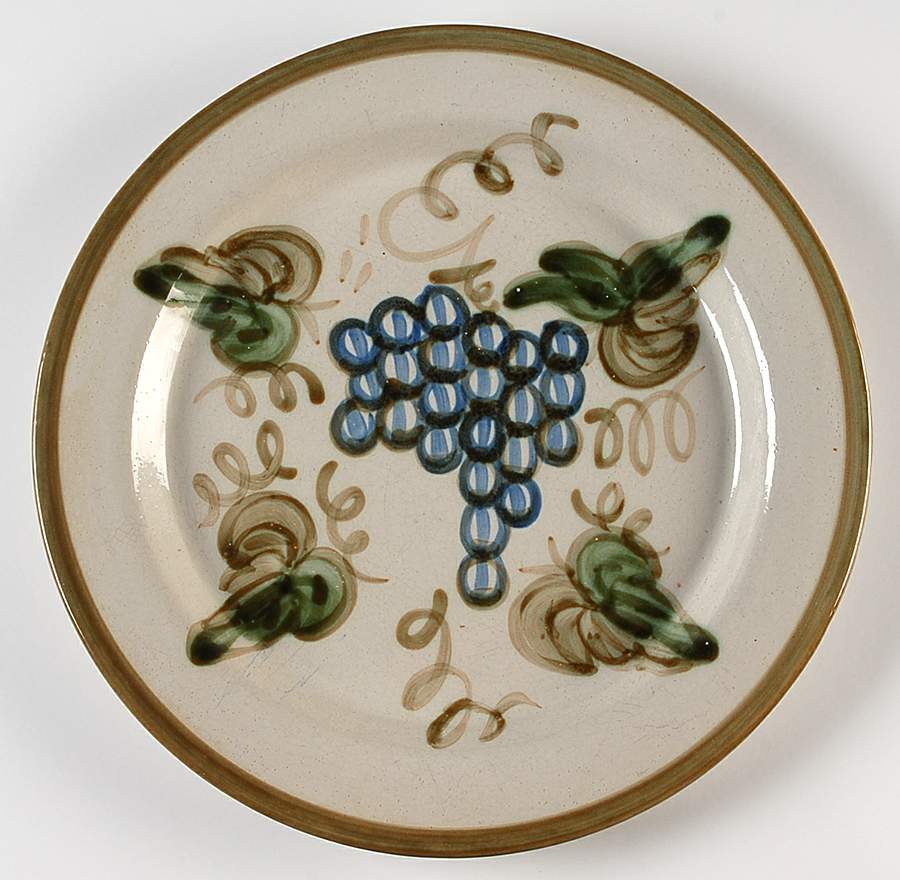 Vintage Olive Green 13" Chop Plate (Round Platter) by John B Taylor-1