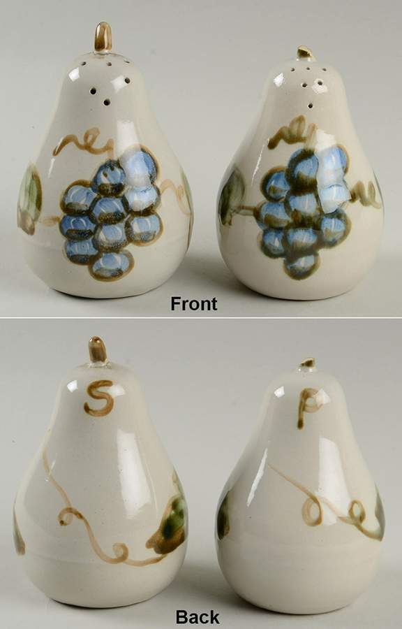 Vintage Olive Green Salt & Pepper Set by John B Taylor-1