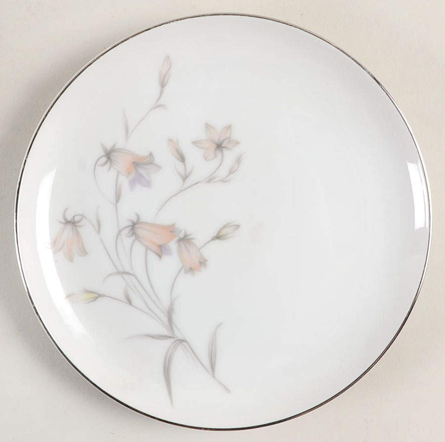 Bluebell Bread & Butter Plate by Three Castle-1