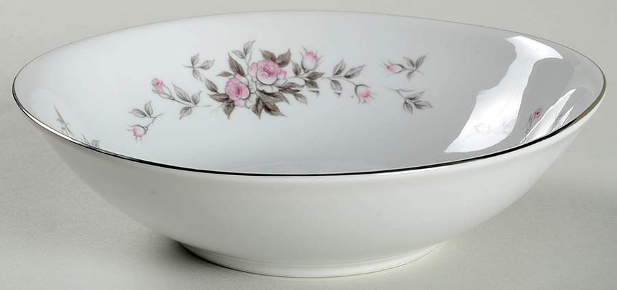 Corsage Lugged Cereal Bowl by Three Castle-1
