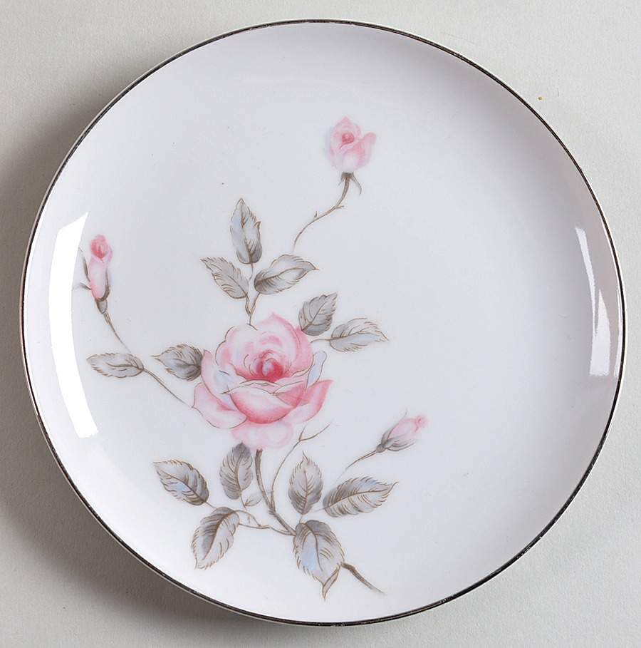 Garland Bread & Butter Plate by Three Castle-1