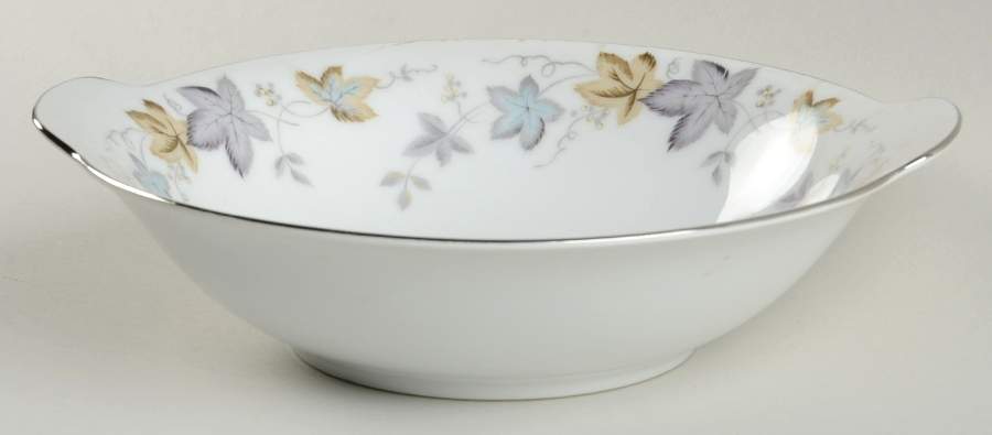 Melody 9" Round Vegetable Bowl by Three Castle-1
