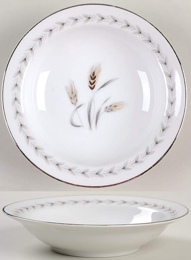 Oakleigh Rim Fruit/Dessert (Sauce) Bowl by Three Castle-1