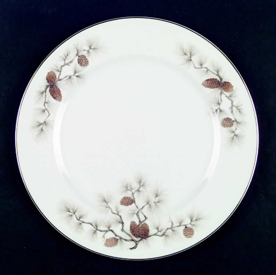 Pine Crest Dinner Plate by Three Castle-1