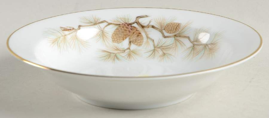 Pine Crest Fruit/Dessert (Sauce) Bowl by Three Castle-1