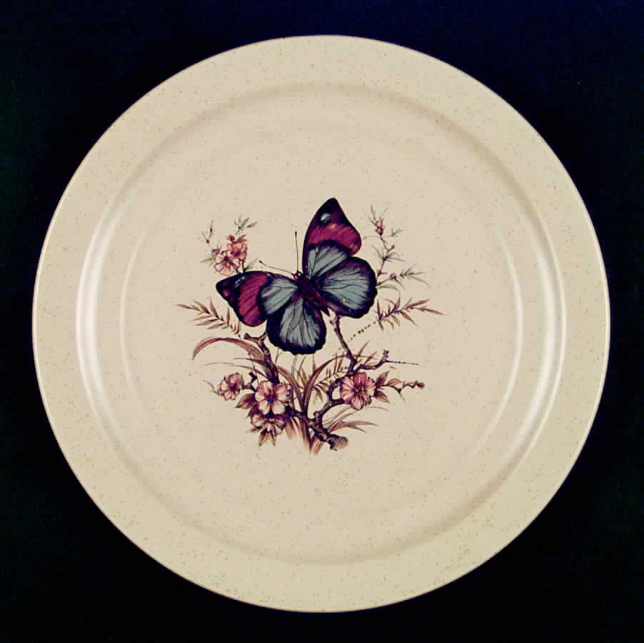 Butterfly Dinner Plate by Treasure Craft-1