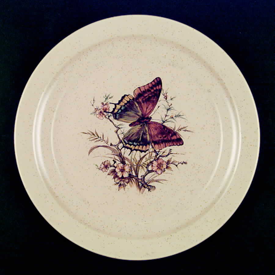 Butterfly Dinner Plate by Treasure Craft-1