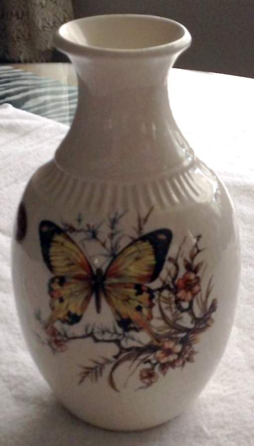Butterfly 10" Vase by Treasure Craft-1