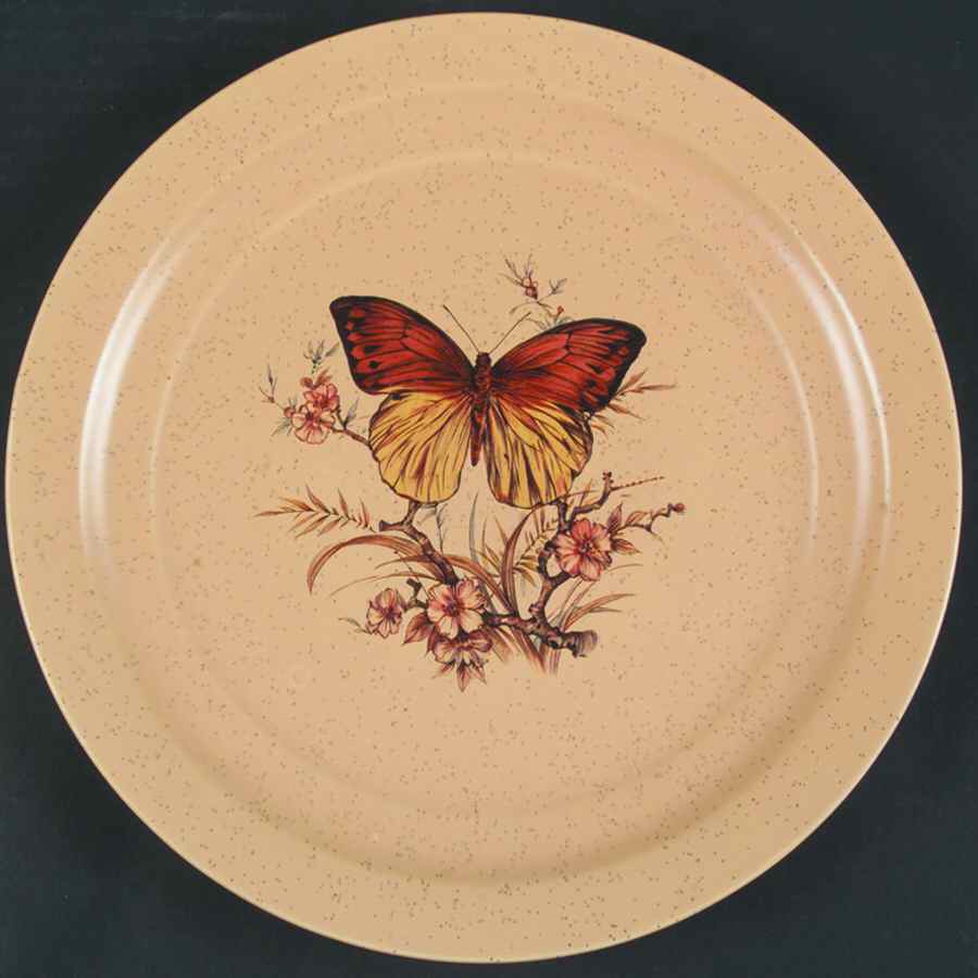 Butterfly Dinner Plate by Treasure Craft-1