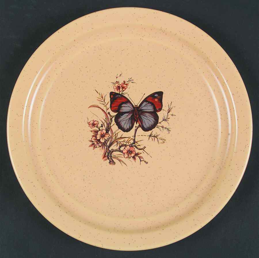 Butterfly Luncheon Plate by Treasure Craft-1
